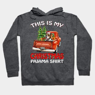 This Is My Christmas Pajama Shirt Beagle Truck Tree Hoodie